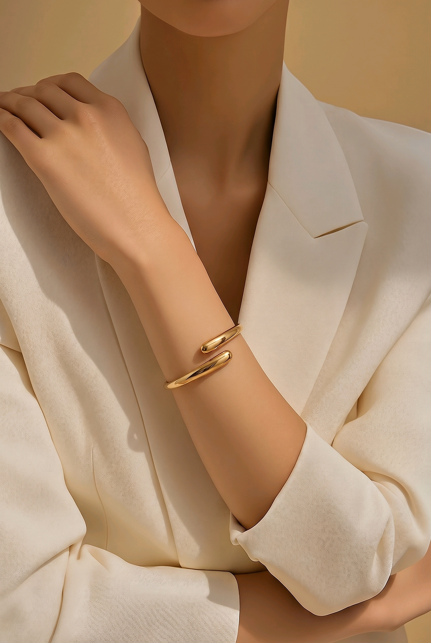 Teardrop Bangle Bracelet
