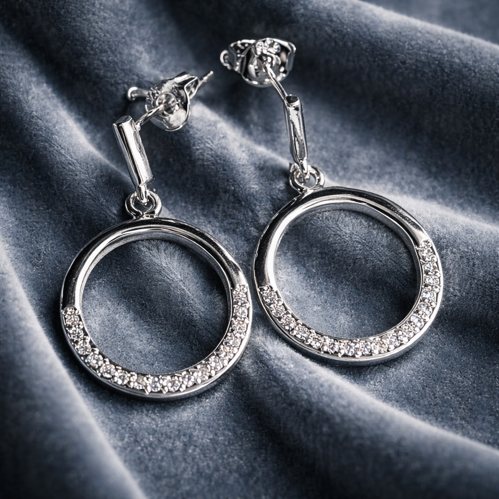 Round Pendant Earrings