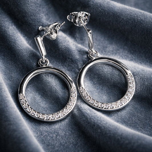 Round Pendant Earrings – Stylish and Elegant Jewelry Statement