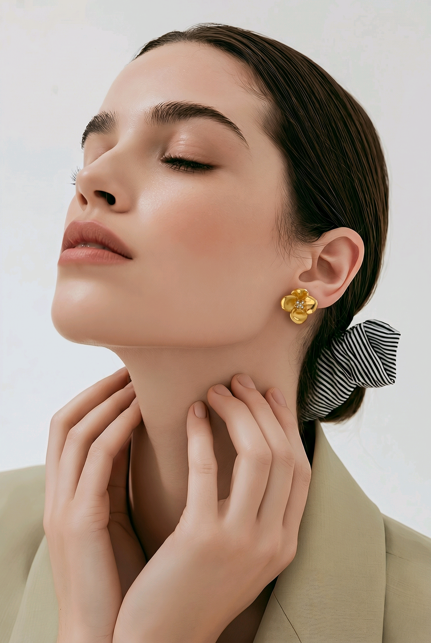 Flower Stud Earrings for Elegant Everyday Wear