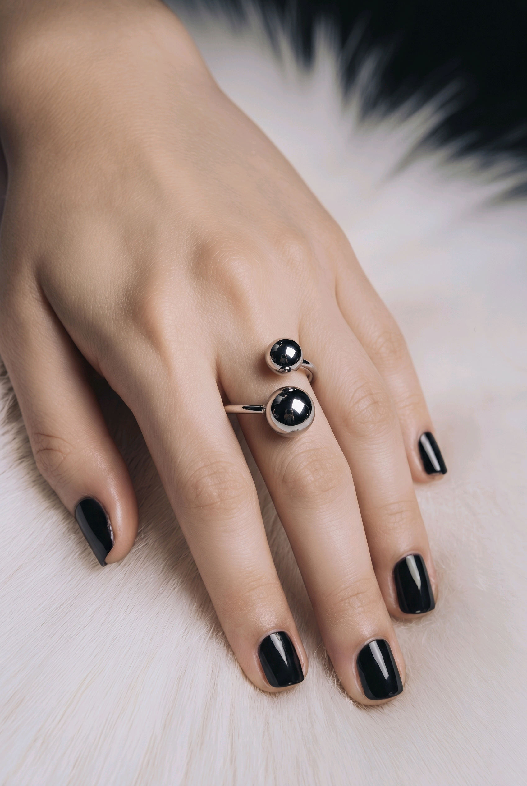 Creative Round Ball Ring