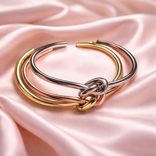 Polished Knotted Bracelet for Elegant Styling and Versatile Wear