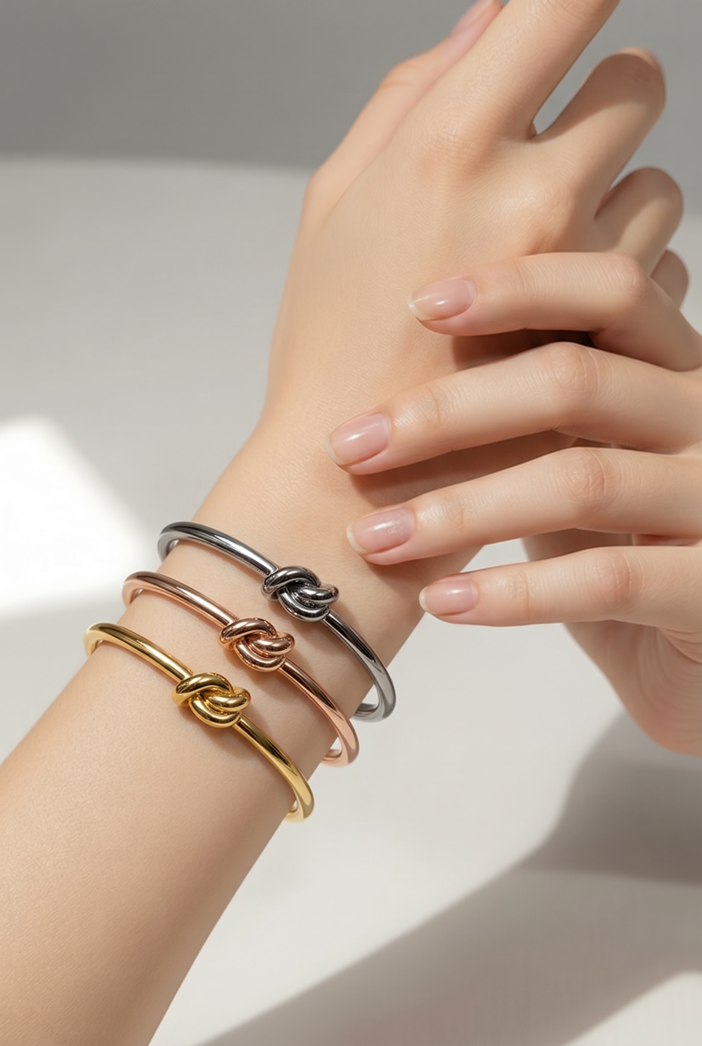 Polished Knotted Bracelet for Elegant Styling and Versatile Wear