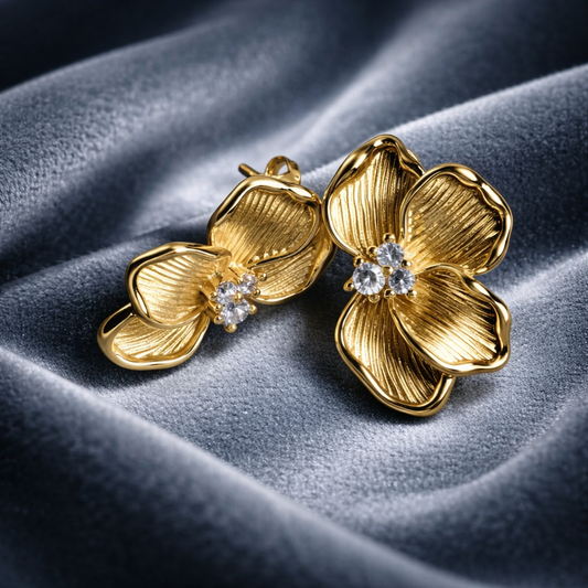 Half Flower Earrings for a Stylish Touch to Any Outfit