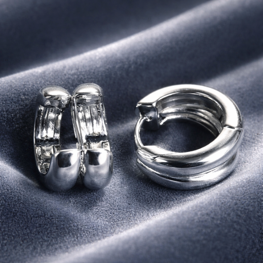 Double Layer Earrings for Elegant Style and Versatile Wear