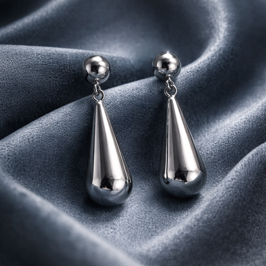 Single Water Drop Earrings for Effortless Elegance