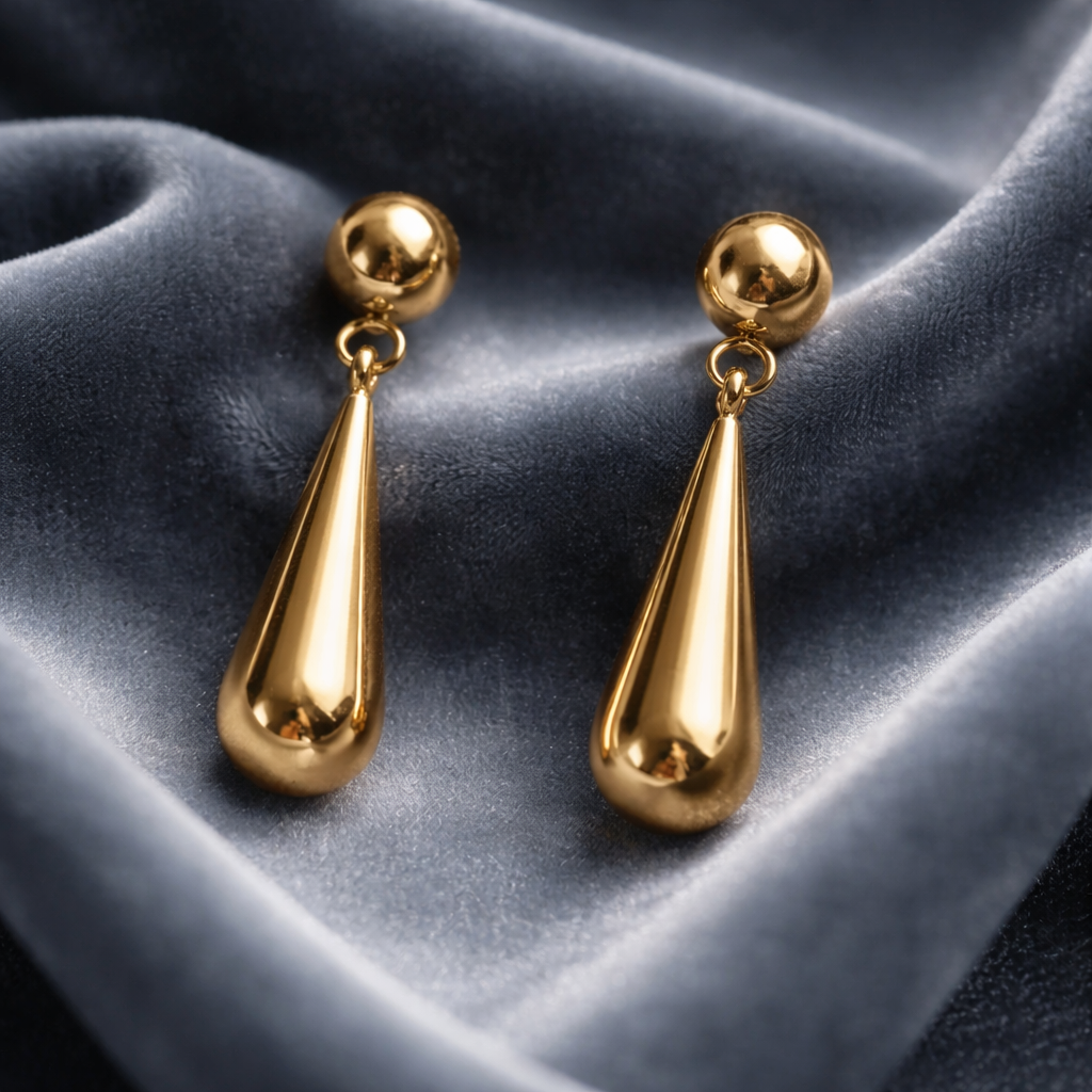 Single Water Drop Earrings for Effortless Elegance
