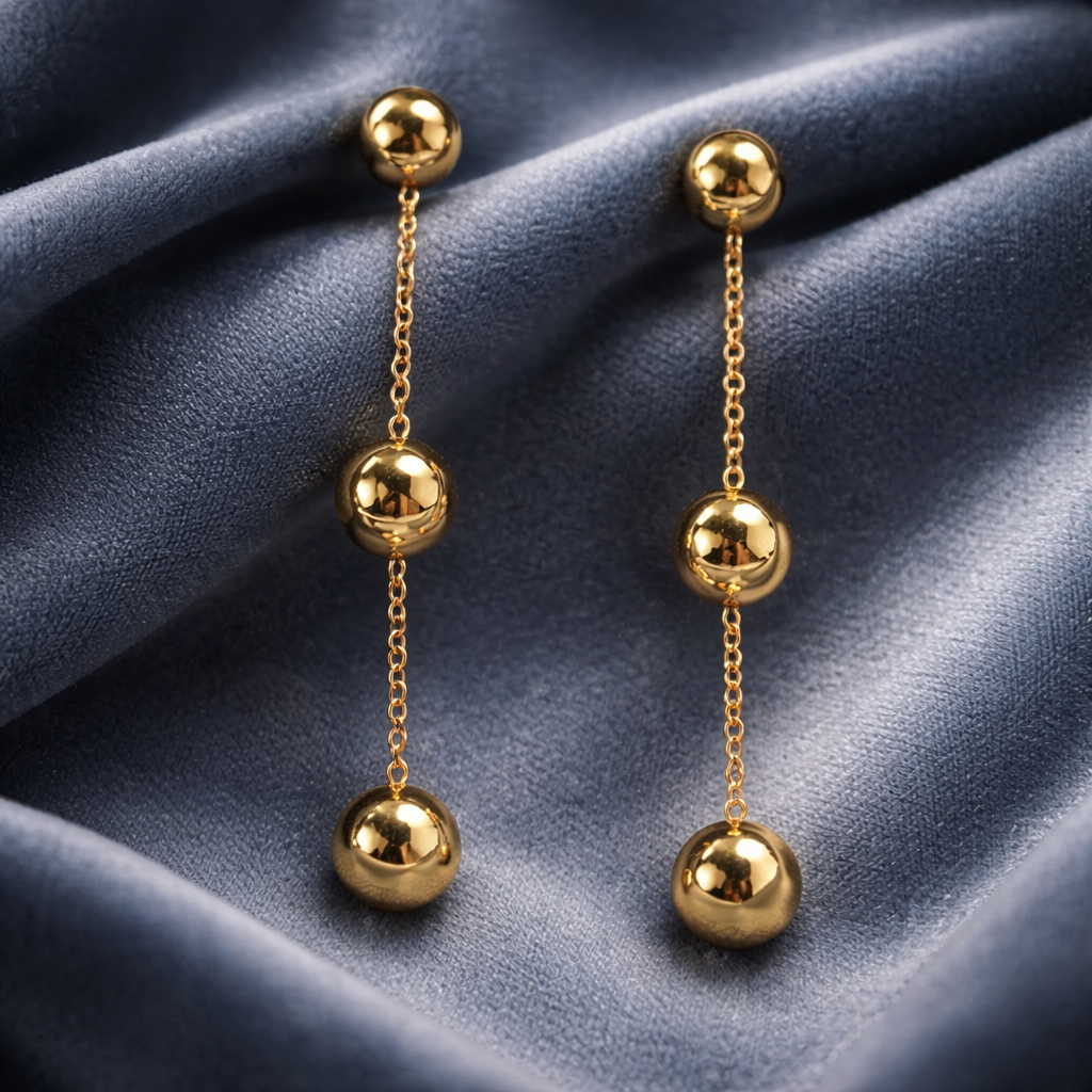 Beads Pendant Earrings