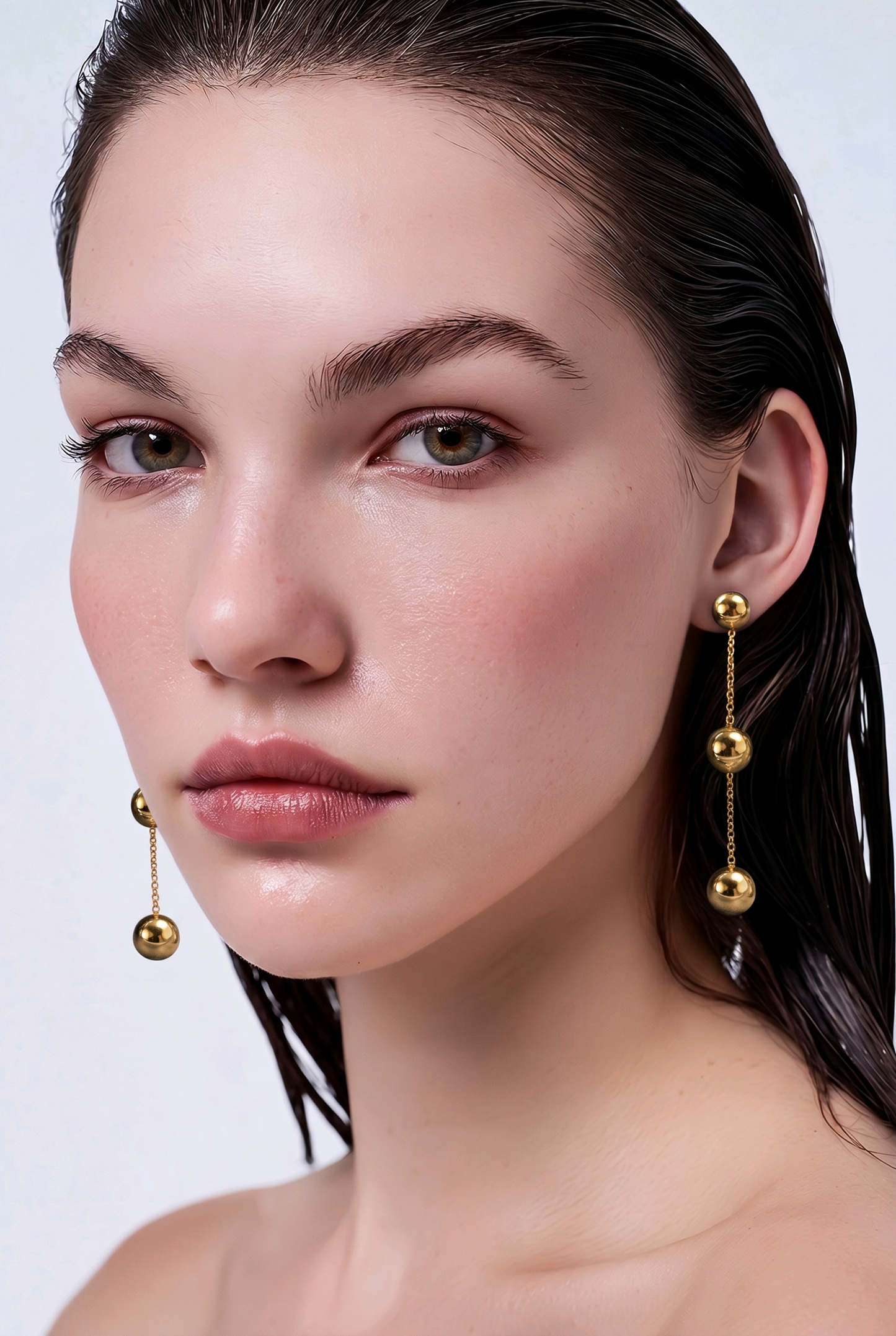 Beads Pendant Earrings