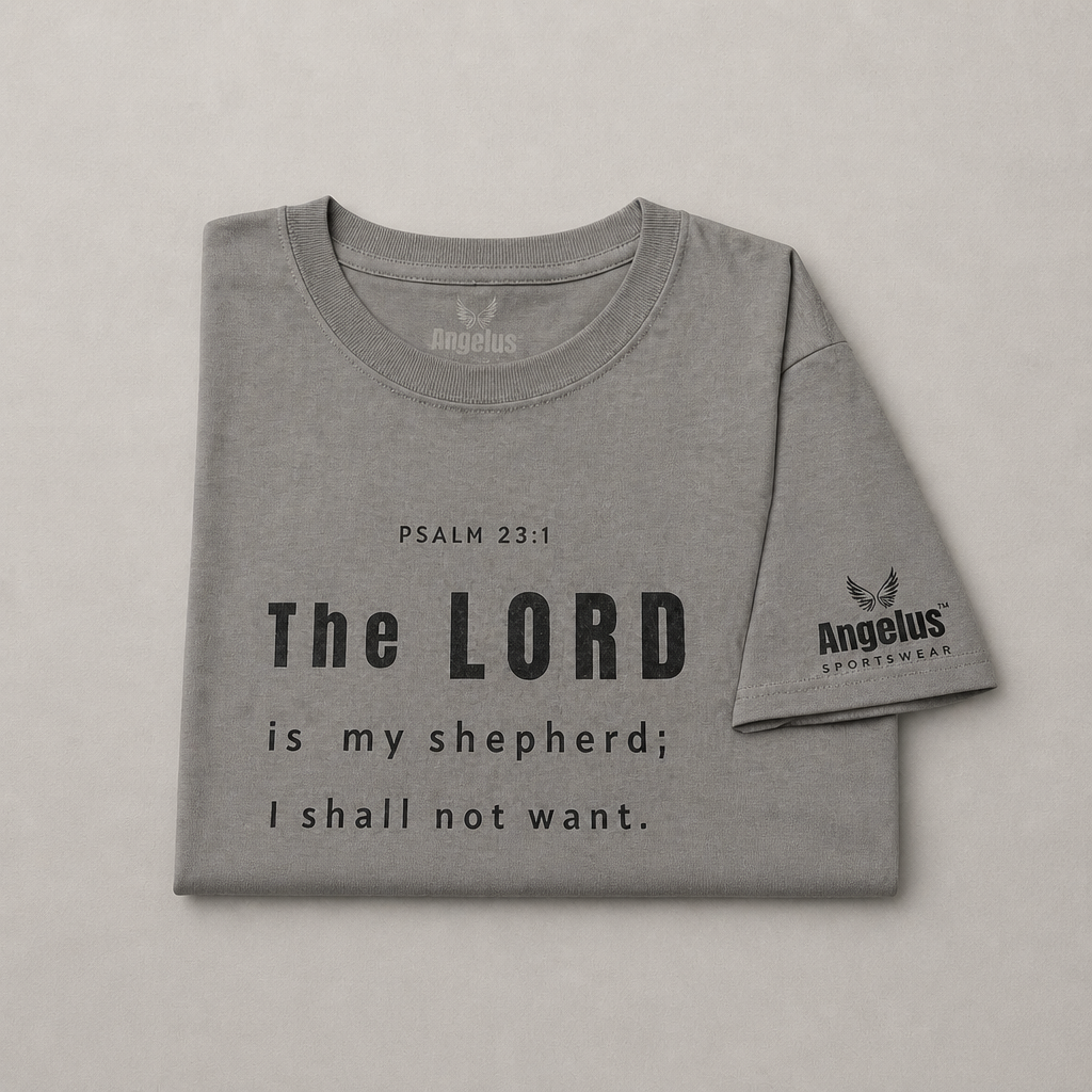 Psalm 23:1 Christian T-Shirt | Faith Based Cotton Tee