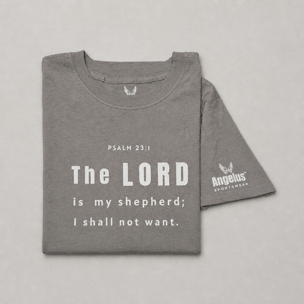 Psalm 23:1 Christian T-Shirt | Faith Based Cotton Tee