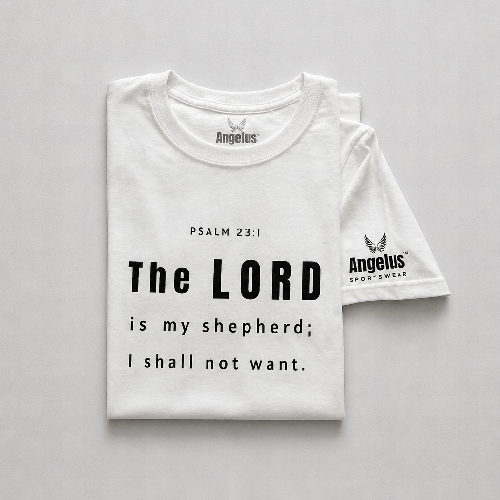 Psalm 23:1 Christian T-Shirt | Faith Based Cotton Tee