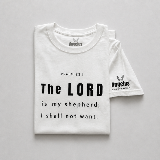 Psalm 23:1 Christian T-Shirt | Faith Based Cotton Tee