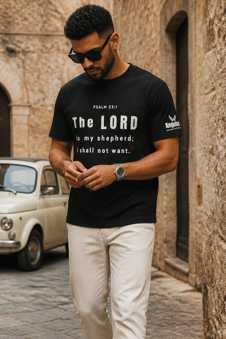Psalm 23:1 Christian T-Shirt | Faith Based Cotton Tee