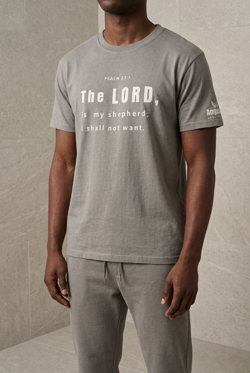 Psalm 23:1 Christian T-Shirt | Faith Based Cotton Tee