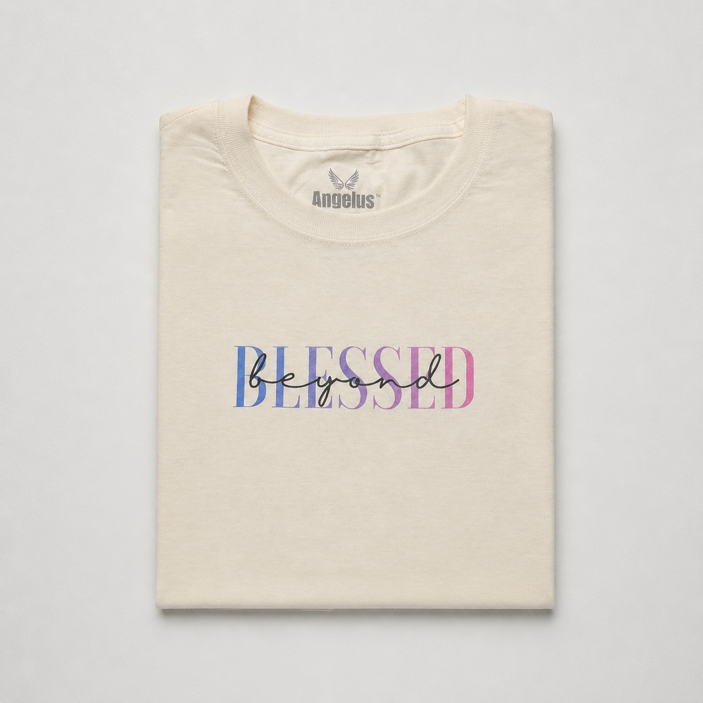Beyond Blessed T-Shirt Gradient Pink