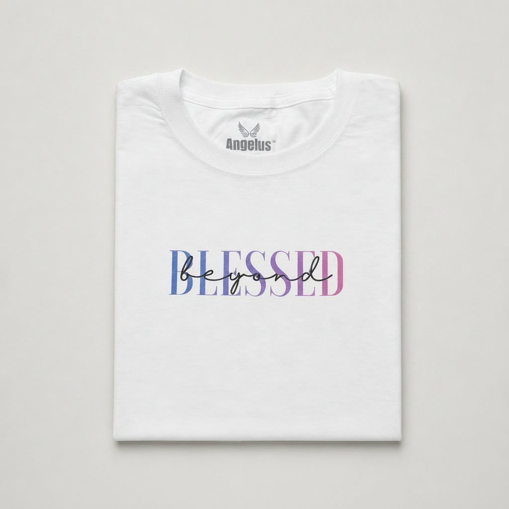 Beyond Blessed T-Shirt Gradient Pink