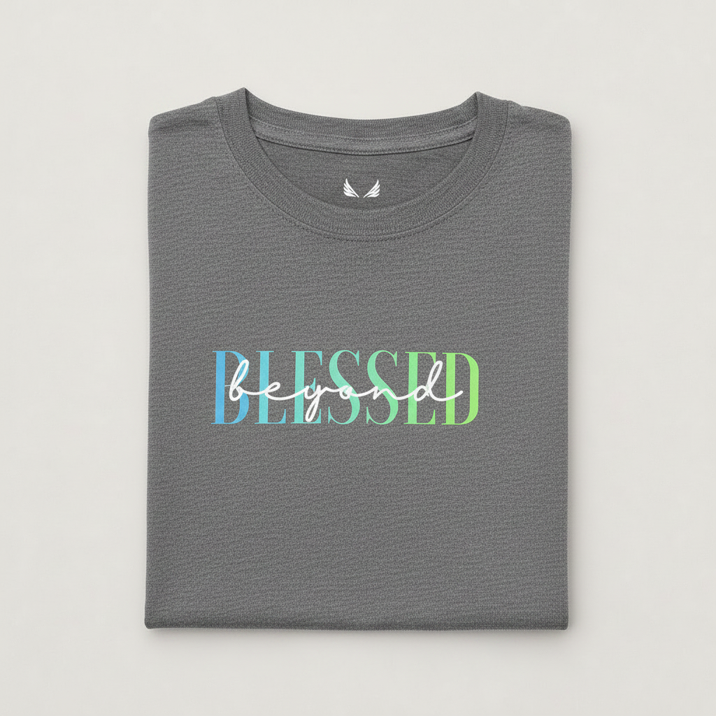 Beyond Blessed T-Shirt Gradient Green