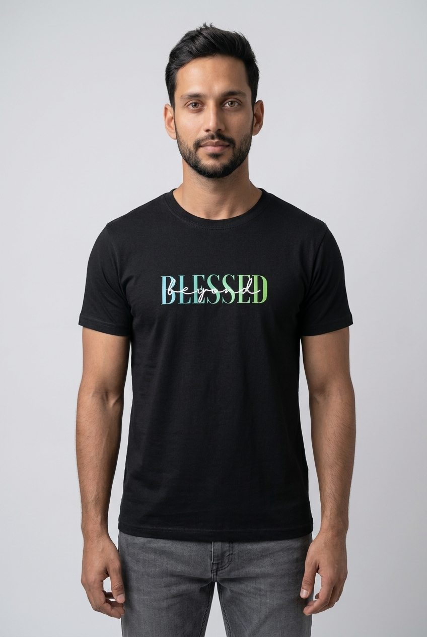 Beyond Blessed T-Shirt Gradient Green