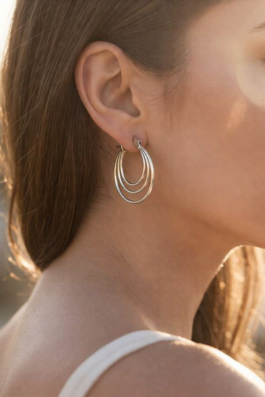 Triple-Layer Earrings for Elegant Style and Versatility