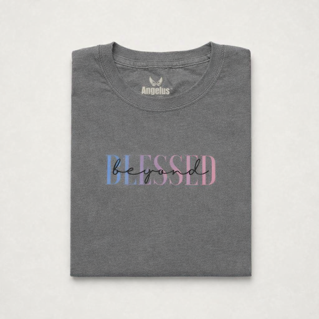 Beyond Blessed T-Shirt Gradient Pink