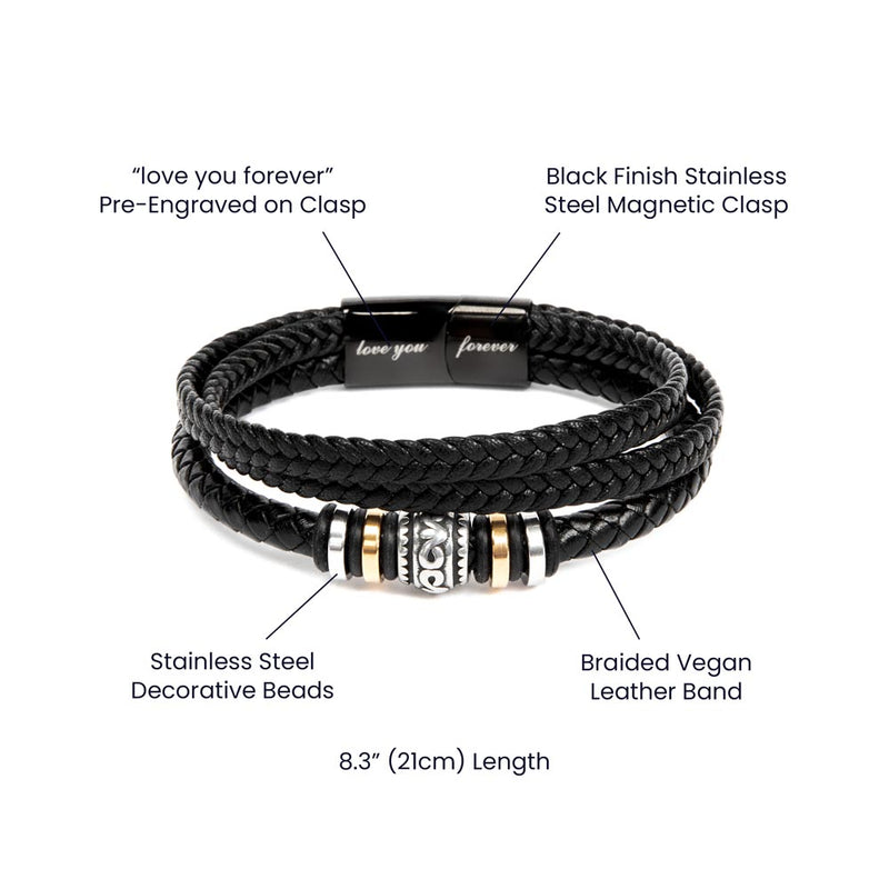 Your Love is not Just a Feeling - Means Leather Bracelet