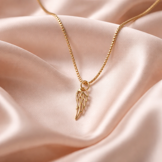 Stainless Steel Wing Necklace - Elegant and Durable Jewelry for Every Occasion