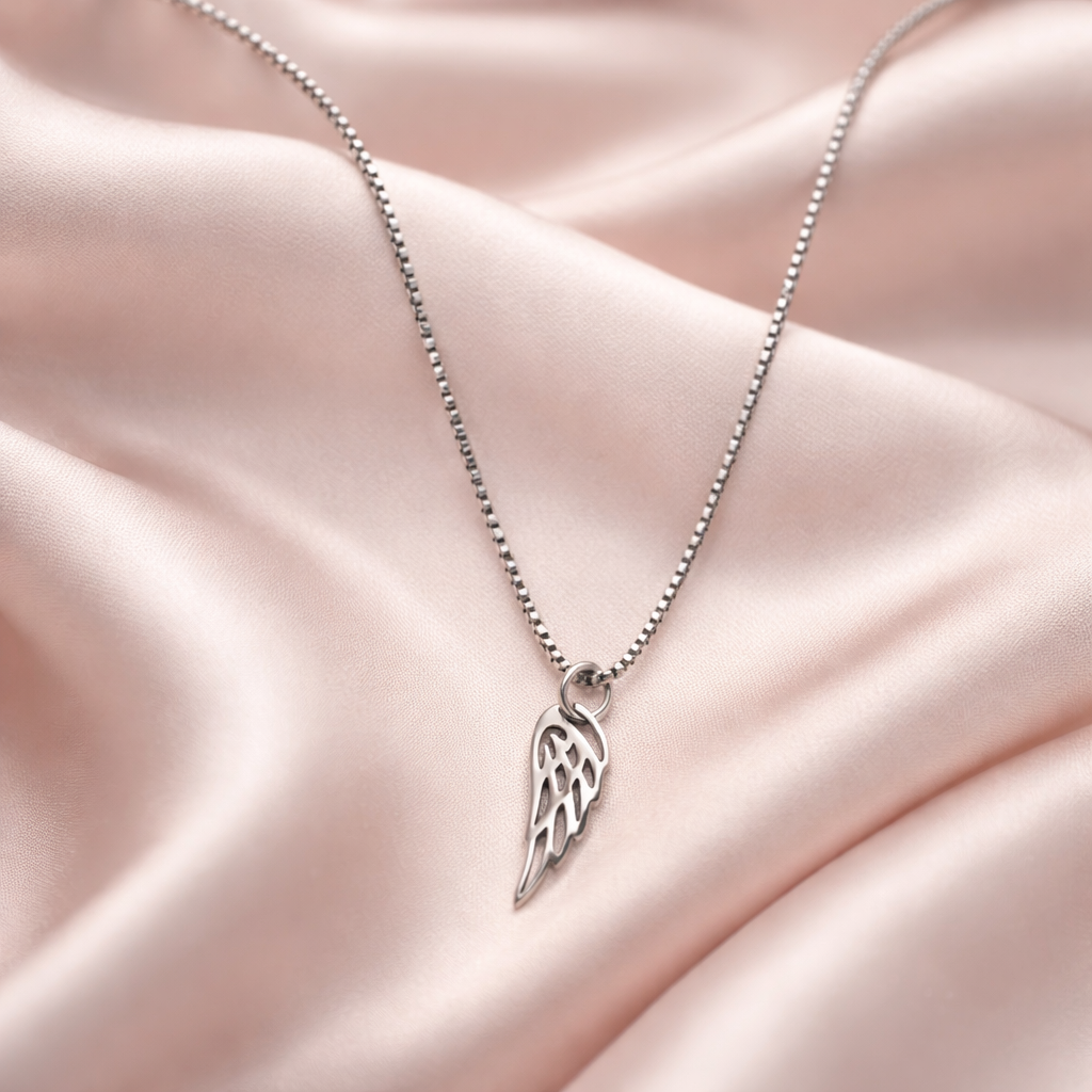 Stainless Steel Wing Necklace - Elegant and Durable Jewelry for Every Occasion